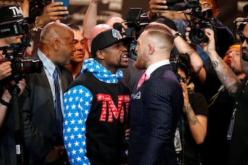 Mayweather-McGregor presentan el combate del siglo