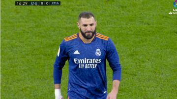 Así fue la lesión de Karim Benzema en el Reale Arena