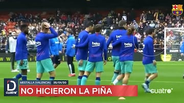 El fin del ritual del Barça que pone a Messi y Piqué en contra