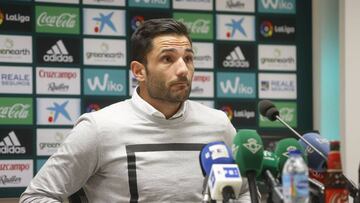 Antonio Adán, en conferencia de Prensa.