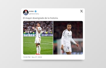 El partido de Mbappé, protagonista de los memes