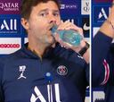 El Pochettino más nervioso sobre el 'Caso Mbappé': titubeos, mirada perdida...