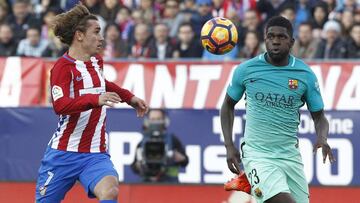 Griezmann y Umtiti. 