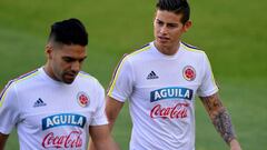 Falcao y James, con pasado goleador en estadio de Getafe