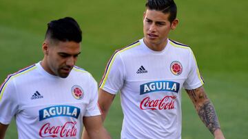 James y Falcao, referentes de la Selecci&oacute;n Colombia