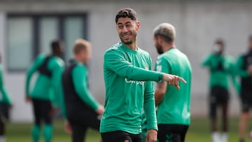 Ayoze, en un entrenamiento.