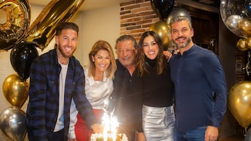 Sergio Ramos asiste al cumplea?os de su madre sin Pilar Rubio