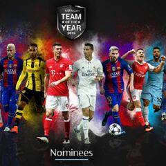 Candidatos al 11 UEFA: 8 del Madrid, 5 del Atleti y 5 del Barça