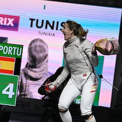 Lucía Martín-Portugués, oro en el Grand Prix de sable de Túnez