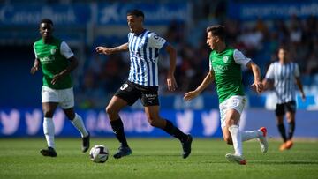 Carlos Benavídez contra el Huesca