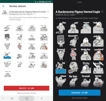 Cómo descargar los 6 nuevos packs de Stickers para WhatsApp