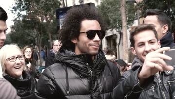 Marcelo por las calles de Madrid: &iexcl;Qu&eacute; bueno recibir el cari&ntilde;o de la gente!. Imagen: Instagram