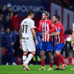 Problemas del Atlético con el gol: sólo 15 tantos de 8 centrocampistas