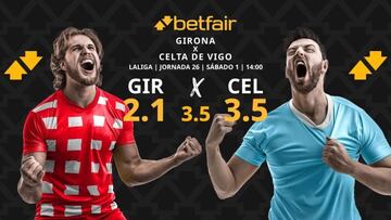 Girona FC vs. RC Celta de Vigo: horario, dónde ver, pronósticos y clasificación