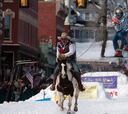 Skijoring con caballos