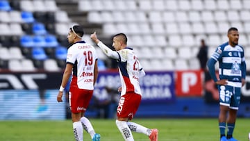 during the 12th round match between Pachuca and Guadalajara as part of the Liga BBVA MX, Torneo Apertura 2024 at Hidalgo Stadium on October 19, 2024 in Pachuca, Hidalgo, Mexico.