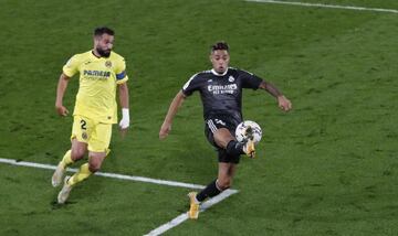 Mariano in action against Villarreal.