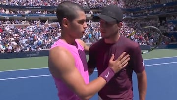 Alucinante la reacción de Dardieri tras ser destruido por Alcaraz: vean su reacción...