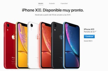Dónde reservar y precios en España del iPhone Xs, Xs MAX y iPhone XR