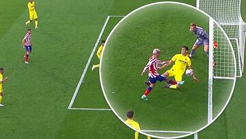 La jugada polémica que ha hecho estallar el Atleti en Twitter y a Simeone desesperarse