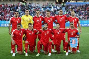 Equipo de Serbia.