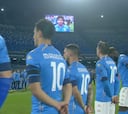 Sonó y tocó la fibra diferente: el minuto de silencio en San Paolo por Maradona