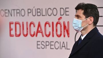 Casillas, este viernes en Madrid.