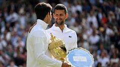 Alcaraz beat Djokovic in the 2024 Wimbledon final, a year after also defeating the Serb on Centre Court at the All England Club.