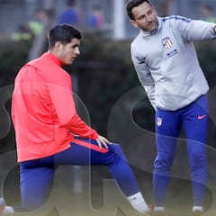 Morata ya se entrena en la ciudad deportiva del Atlético