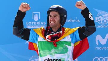 Hist車rico Lucas Eguibar: plata mundial en snowboardcross