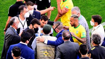 Brazil-Argentina suspended: Scaloni reacts after chaotic scenes