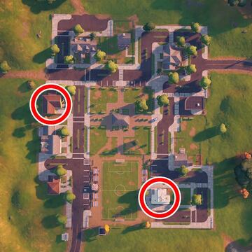 Ubicaciones de las cajas de bombones en Parque Placentero