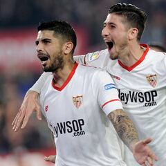 Los goles con que el Sevilla eliminó al Atlético de Madrid