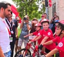La Vuelta Junior tuvo la visita especial de Alberto Contador