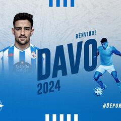 Oficial: Davo, primer fichaje para el ataque del Deportivo