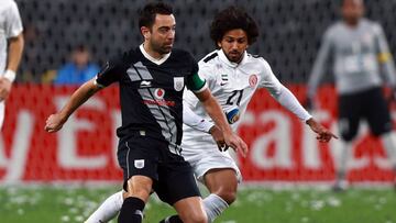 Xavi, en un partido con el Al-Sadd.