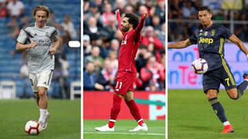 Modric, Salah y Cristiano, los tres candidatos al Premio 'The Best'