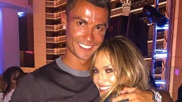Cristiano Ronaldo se divierte con Jennifer Lopez