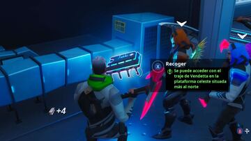 Fortnite Battle Royale: c&oacute;mo conseguir el Fortbyte #38 con el traje de Vendetta en la plataforma celeste situada m&aacute;s al norte