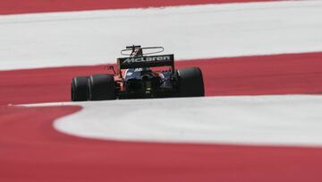 Fernando Alonso durante el Gran Premio de Austria 2017.