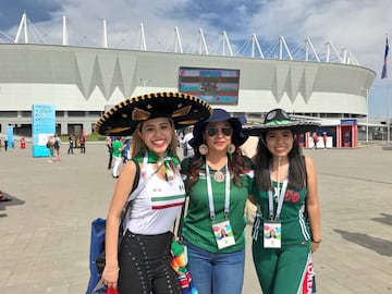 El color previo al México vs Corea del Sur