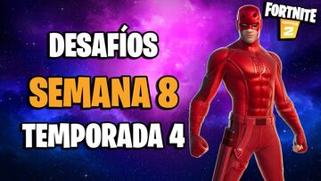 Fortnite Semana 8 Temporada 4: todos los desafíos y cómo completarlos