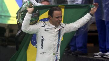 Felipe Massa en el GP de Brasil 2016.