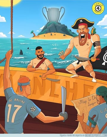 Los memes más divertidos del Manchester City-Real Madrid