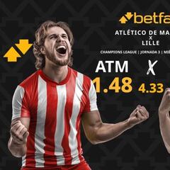 Atlético de Madrid vs. Lille: horario, dónde ver, pronósticos y clasificación