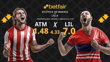 Atlético de Madrid vs. Lille: horario, dónde ver, pronósticos y clasificación