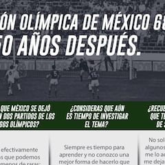 #SondeoAS: ¿Aún es tiempo para investigar a la Selección Olímpica de México 68?