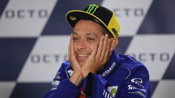 Valentino Rossi en Silverstone.