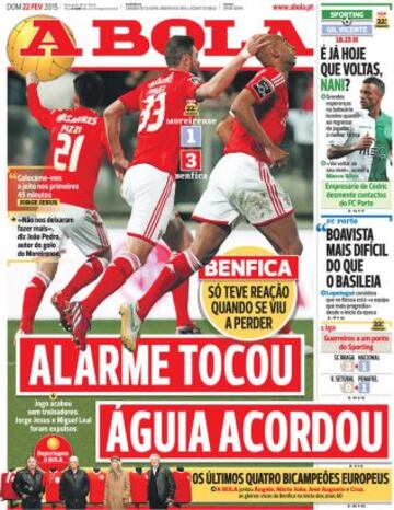 Portadas de la prensa deportiva
