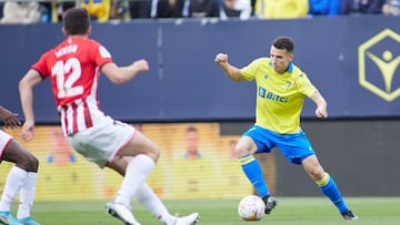 Idrissi, ante el Athletic.